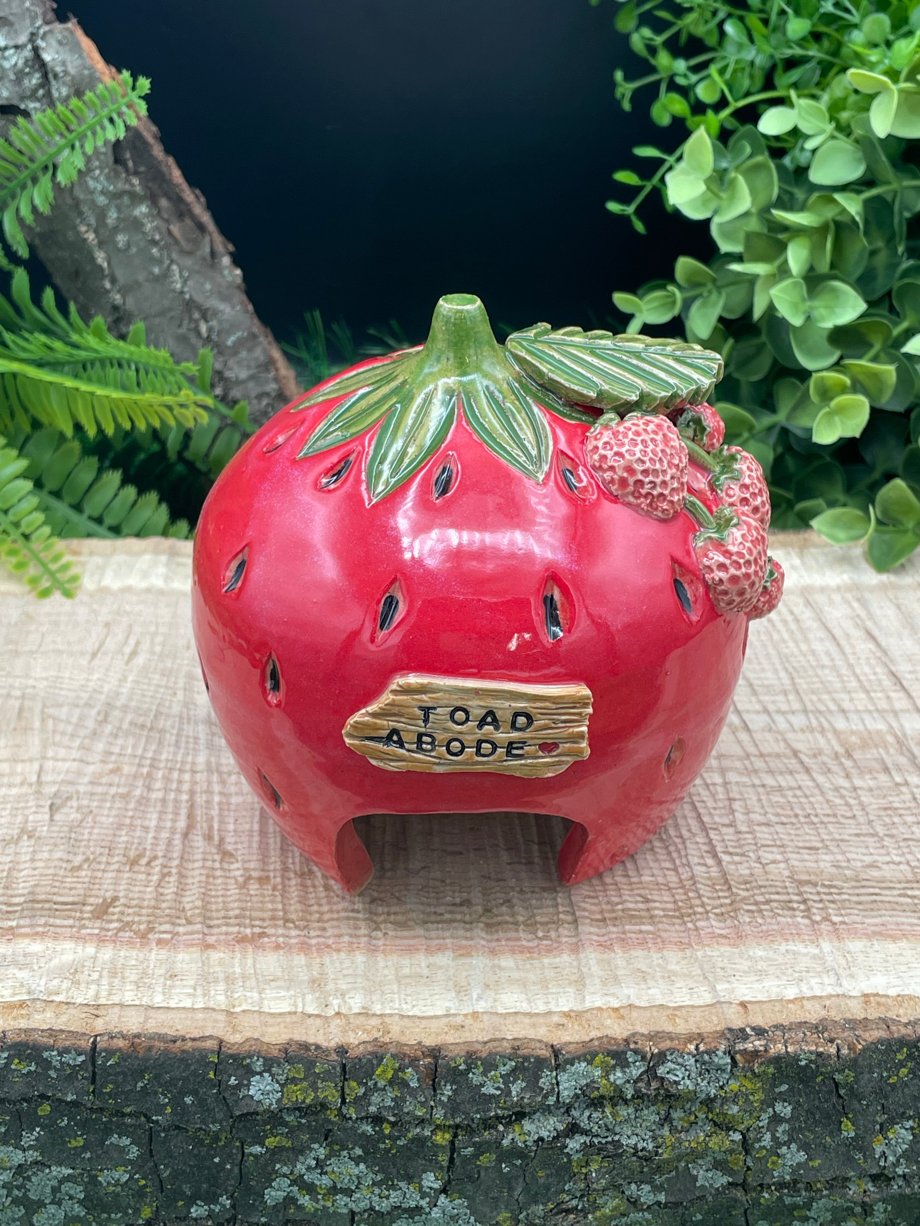 TH-Strawberry – Double Trouble Pottery LLC