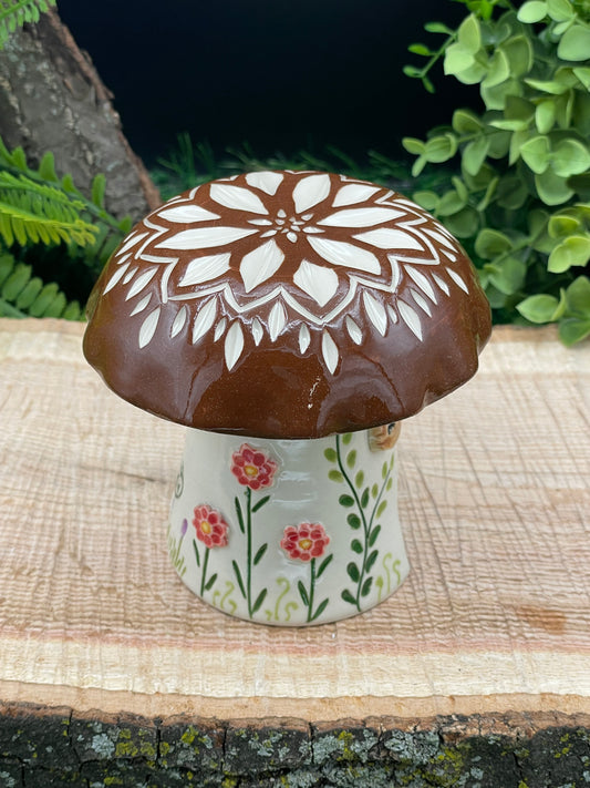 TH- Brown Carved