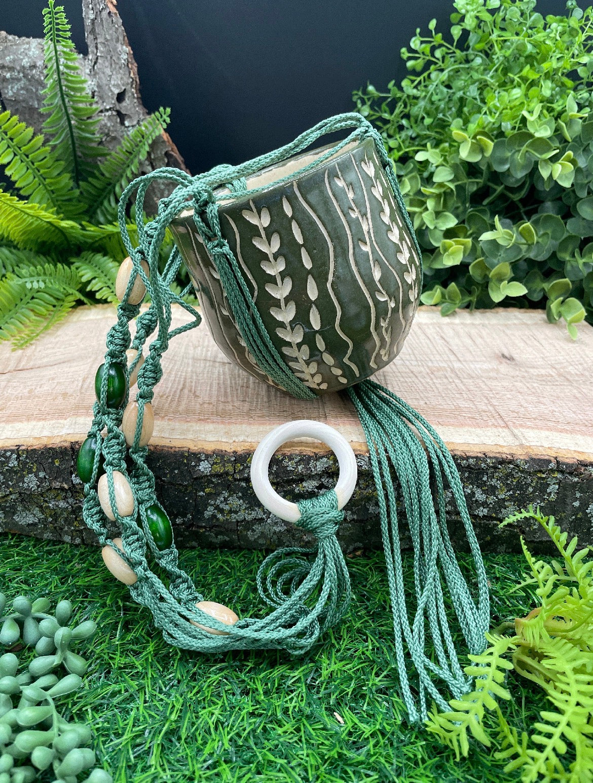 Macrame Pots
