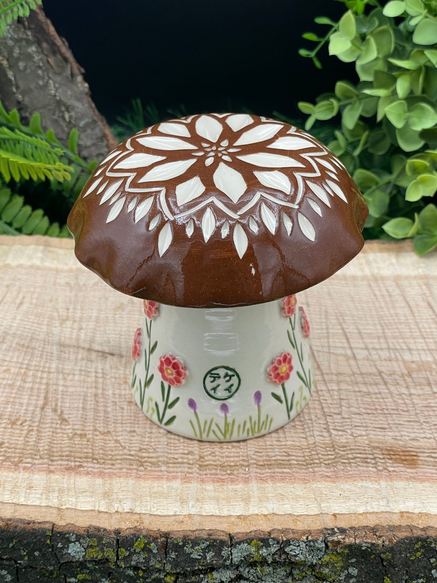TH- Brown Carved